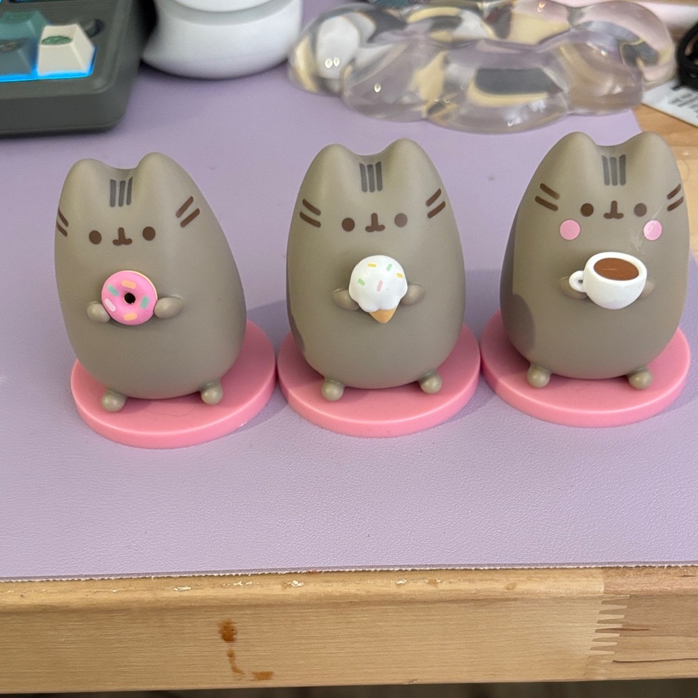 Pusheen 3set figurines